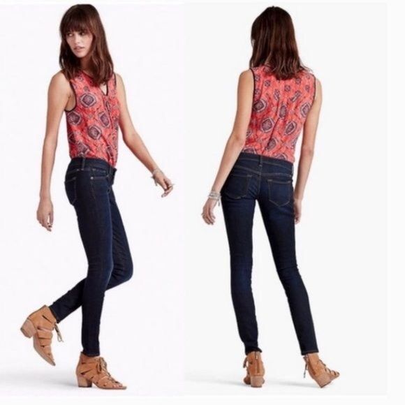 Lucky Brand Charlie Skinny White Oak Ankle Jeans Size 4/27